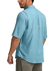 Men's Fishing Shirts with Zipper Pockets UPF
