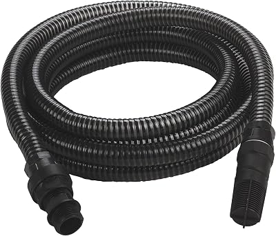 Einhell 7 m Suction Hose 25 mm 1 inch with Adapters and Strainer