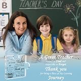 CSYY Puzzle Shaped Acrylic Plaque Teacher Gift 10x10 cm Christmas view 3