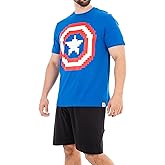 Marvel Mens Captain America Pajamas