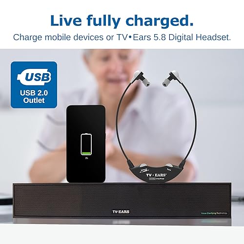 Voice Clarifying Tv Ears Hearing Aids TV · EARS Sound Bar For TV