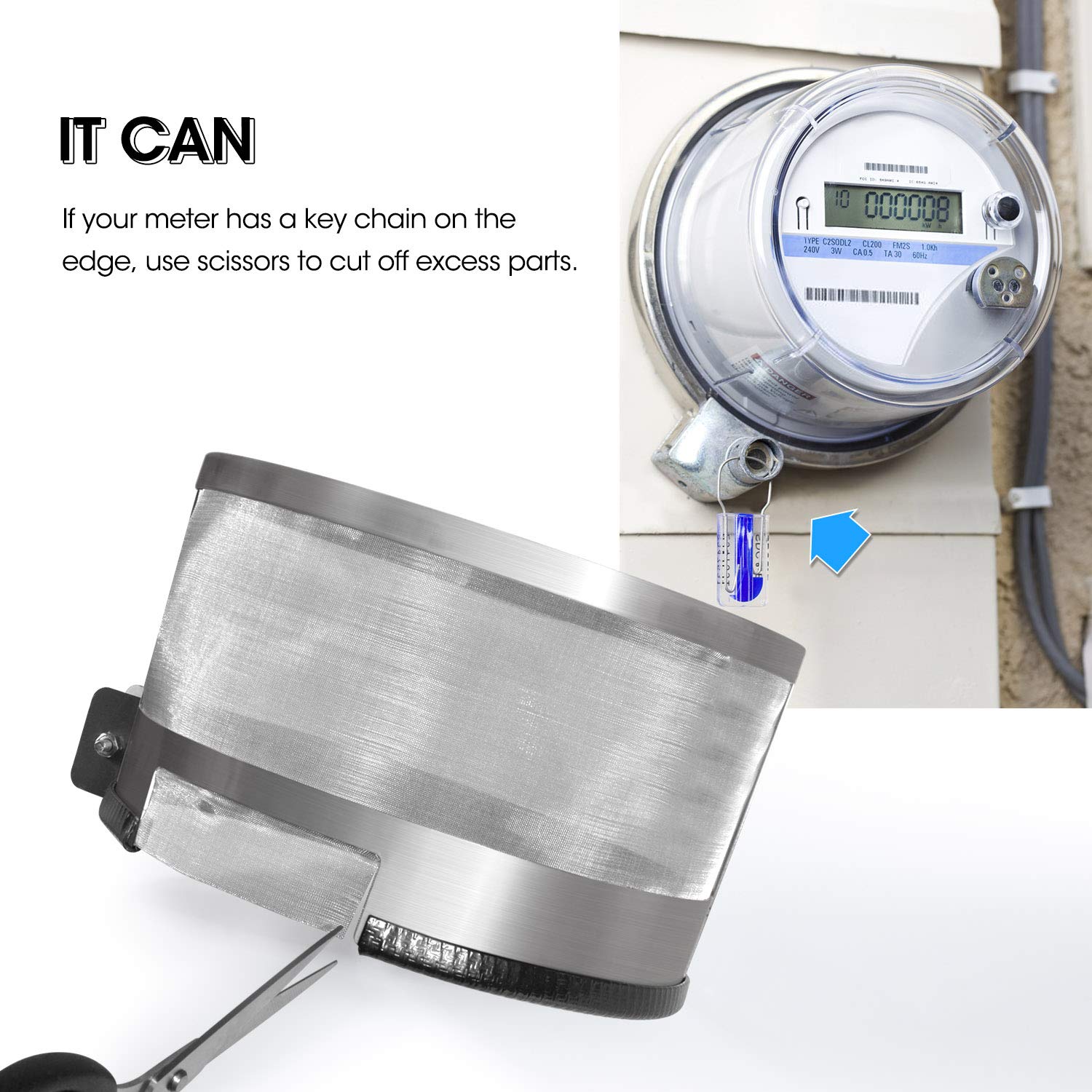 Smart Meter Cover RF Radiation Shield 98% RF Radiation Reduced Guard, 7" X 4.5" EMF Protection with Screw: Industrial & Scientific