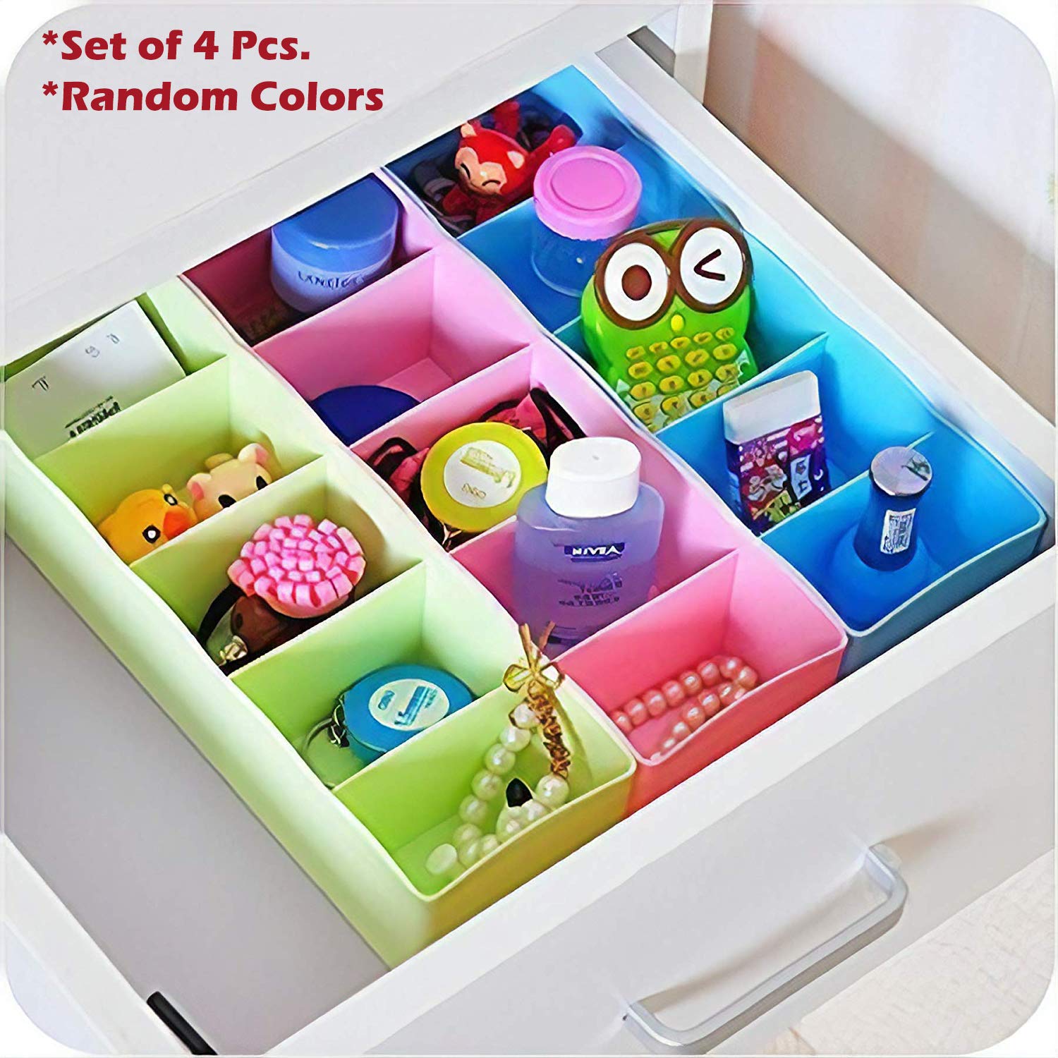 Synergy Collection Multifunctional 5 Cell Plastic Desktop Drawer