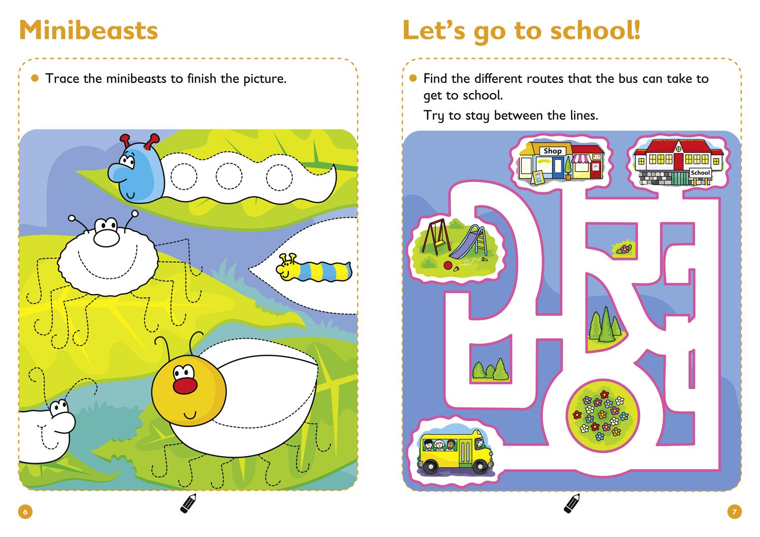 [- Pen Control Age 3-5 Wipe Clean Activity Book (Collins Easy Learning Preschool) -]