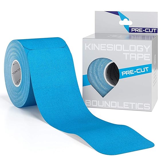 Boundletics Kinesiologie Tape vorgeschnitten - Physiotape 5cm mit Anleitung