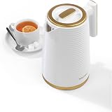 Salter Palermo Kettle and Toaster Set 1.7 L 2-Slice White/Gold 3kW/930W view 5