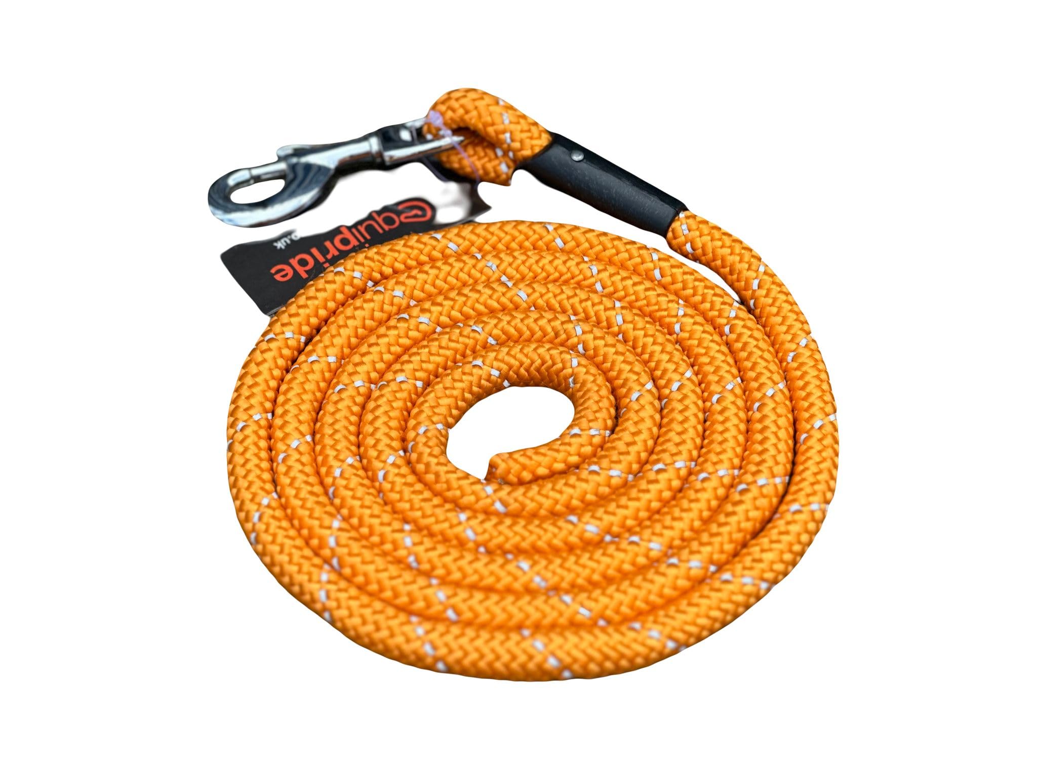 Horse lead rope for Headcollar Reflective Length 2 meters 7 Amazing Colours (Orange)