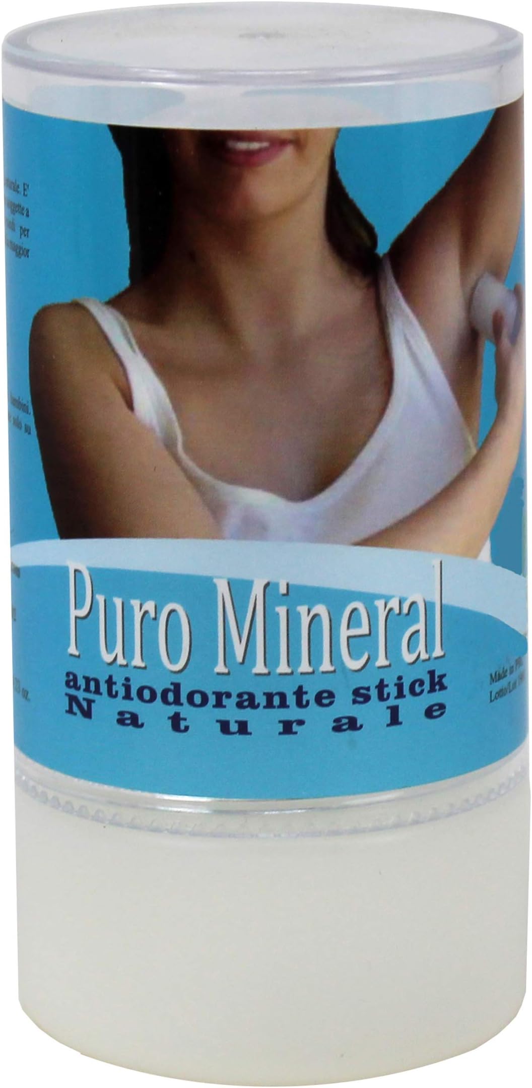 Alum Stick Puro Mineral - 100% Natural Deodorant - Crystal Deodorant for Women and Men - Travel Size Alum Deodorant -Unperfumed Deodorant - 120 gr