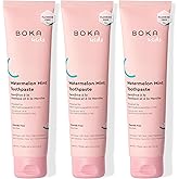 Boka Fluoride Free Toothpaste Nano Hydroxyapatite Toothpaste - Watermelon Mint Flavor, 4 oz 3Pk US Manufactured
