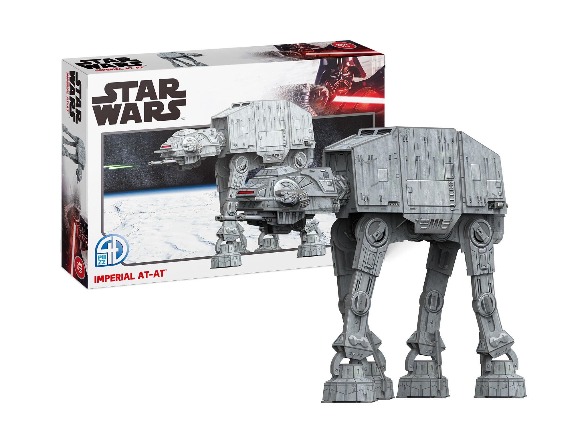 Revell Star Wars Cardboard Model Kit I Detailed Model Kit of The Imperial Imperial at-at I for Young and Old I 214 Pieces I for Star Wars Fans I Ideal Gift Idea for Any Occasion Medium