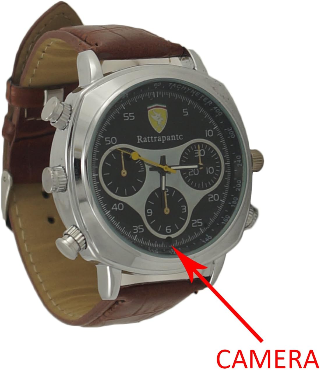 M MHB SPY Wrist Watch Hidden Audio/Video Recording. While Recording no Light Flashes Leather Wrist Watch Camera Inbuild 4GB Memory.