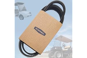 Tuntrol Golf Cart Drive & Starter Generator Belt for EZGO TXT RXV 2009 UP with Kawasaki Engine Team Clutch, OEM# 618630, 606138, 16548G1…