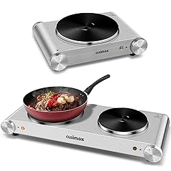 CUSIMAX Electric Burner, 1500W Single & 1800W
