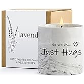 Sympathy Gifts for Loss of Loved One - Bereavement Gift for Loss of Mother Child Thinking of You Gift for Women Hug Candle Grief Present Cheer Up Gifts for After Surgery Condolence Get Well Soon