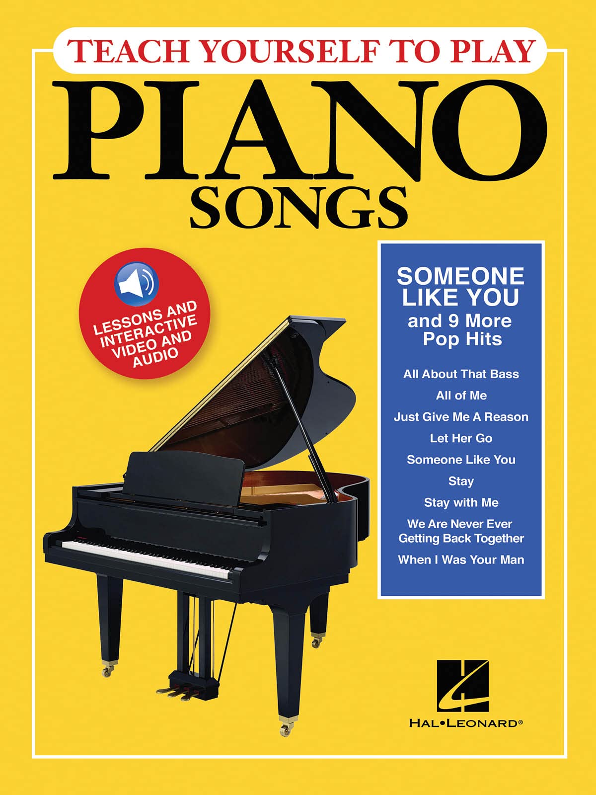 Teach Yourself To Play Piano Songs: Someone Like You And 9 More Pop Hits (Book/Online Media) (Includes Online Access Code)