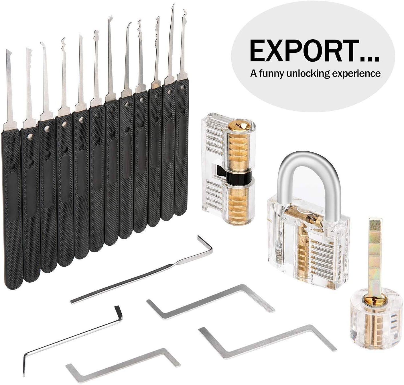 Stainless Steel Multifunctional Tool Pick Set 17pcs - - 