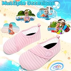 VIFUUR Kids Water Shoes Boys Girls Barefoot Water
