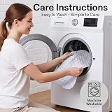 MOONLIGHT20015 Shower Mat Non Slip Anti Mould 100x40cm White view 5