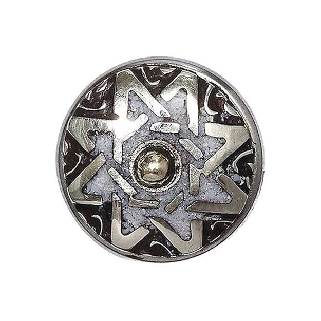 Noosa petite Chunk Guardian Angel - Star white/silver-powderstone/white metal