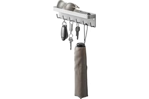 Yamazaki Home Magnetic Key Rack with Tray Steel One Size White