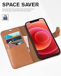 TUCCH Wallet Case for iPhone 12/iPhone 12 Pro