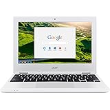 Acer Chromebook 11.6 inches Laptop CB3-131 Intel Celeron N2840 2 GB  16GB EMMC Chrome  White