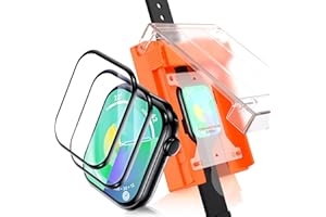 Uyiton 2 Pack for Apple Watch Series 10/11 Screen Protector 46mm, [3RD Gen Installation Kit] HD Clear Anti Scratch Full-Coverage High-Touch Protective Cover Soft Film for iWatch 46 mm