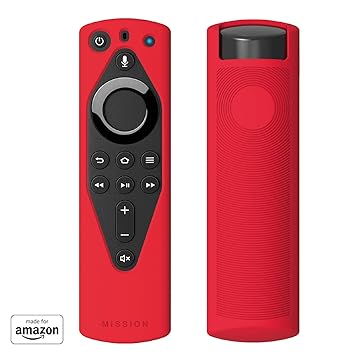 Mission Sleeves für Fire TV Voice Remote,Bonbonrot