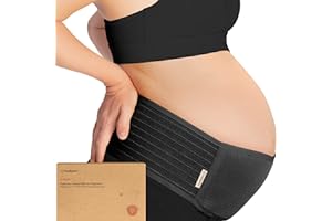 KeaBabies Maternity Belly Bands for Pregnant Women - Soft & Breathable Pregnancy Belly Support Band, Adjustable Maternity Bel