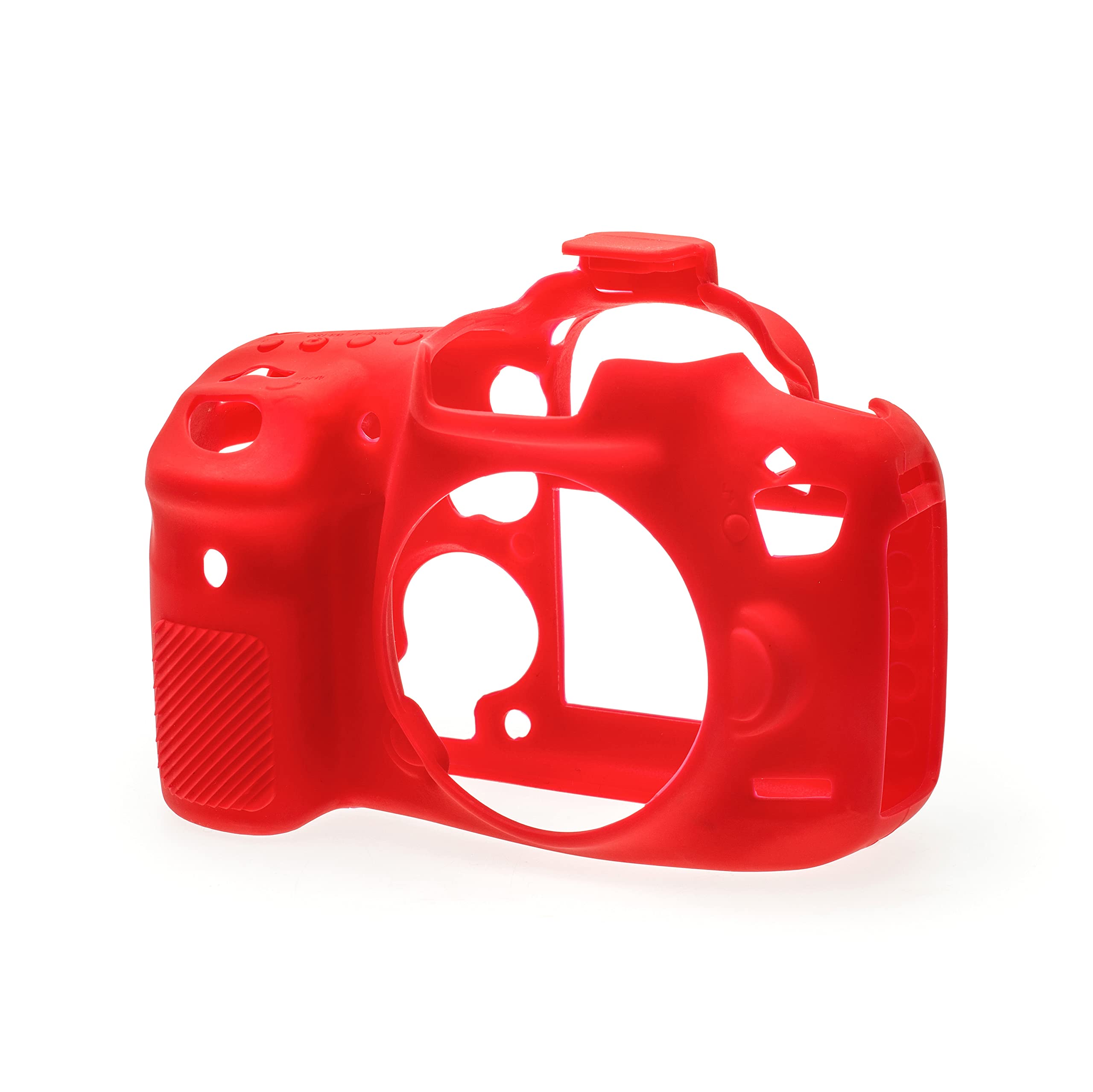 EasyCover Silicone Armor Skin Case Cover Protector for Canon 7D Mark 2 Camera - Red