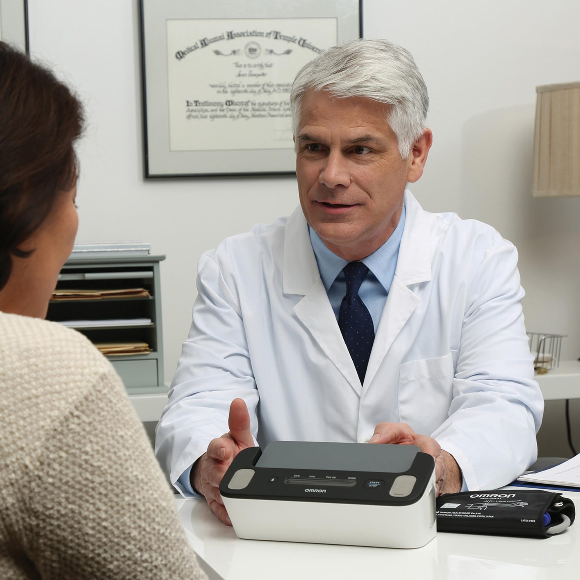 Omron Complete 2-in-1 Blood Pressure Monitor + EKG for Home Use & Upper Arm Blood Pressure Cuff - #1 Doctor & Pharmacist Recommended Brand - Clinically Validated - Connect App