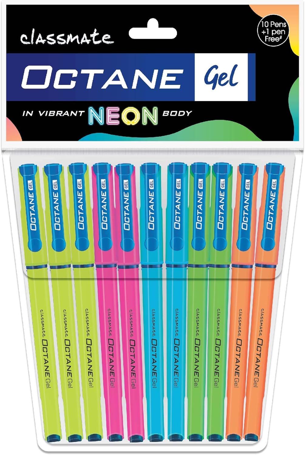 Classmate Octane Gel Pen- Neon Series 