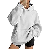 AUTOMET Womens Oversized Hoodies Fleece Trendy Sweatshirts 2026 Pullover