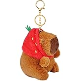 sparkleing Cute Plush Keychain, Kawaii Stuffed Animal Key Chains for Women Men Girls Boys