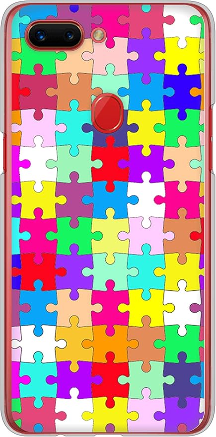 Amazon Simフリー Oppo R15 Pro クリア ケース カバー 727 カラフルパズル 素材クリア ケース カバー 通販
