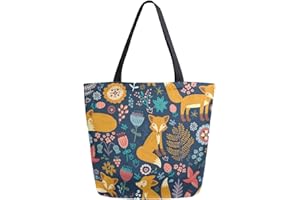 ZzWwR Chic Fashion Pattern Printed Extra Large Shoulder Tote Bag for Beach Travel Weekender Gym Grocery Shopping