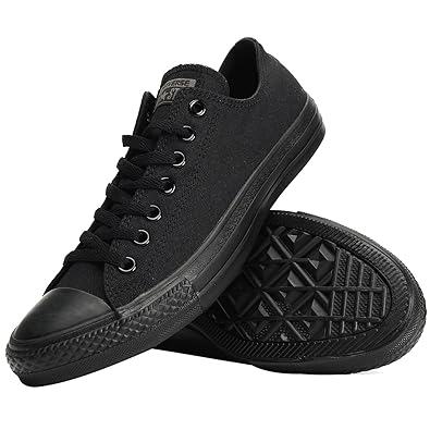 mens black converse low tops