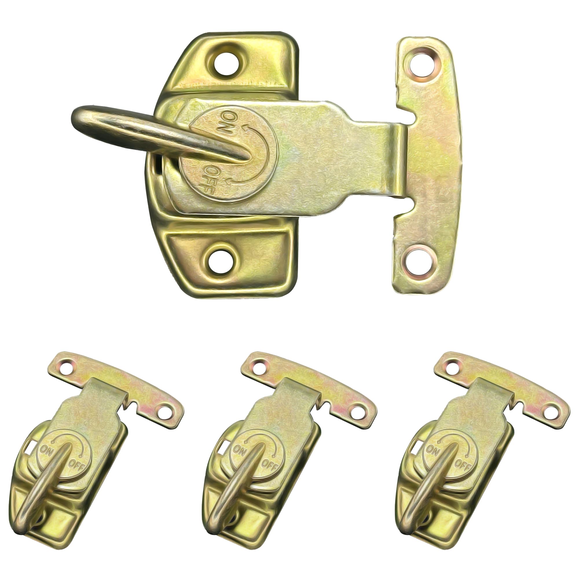 LHUIDDH 4 PCS Metal Dining Table Locks, Zinc, Furniture Locks, Table Lock