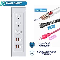 Drawer Outlet Kit PD30W USB-C Fast Charging Station