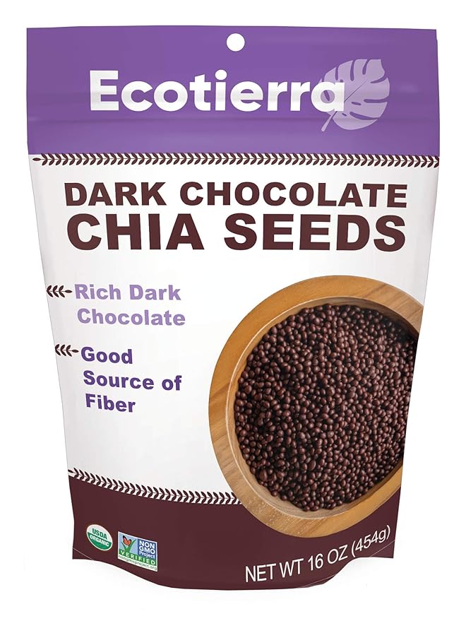 EcoTierra Dark ChocolateCovered Chia Seeds Grocery