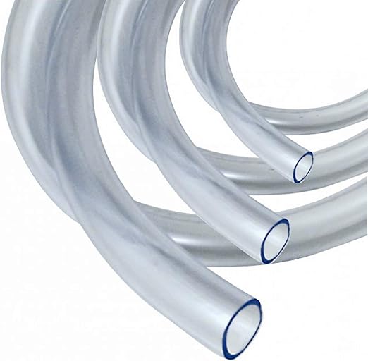 12mm ID x 15mm OD 2 Metres Clear Flexible PVC TUBING Water Pipe Food