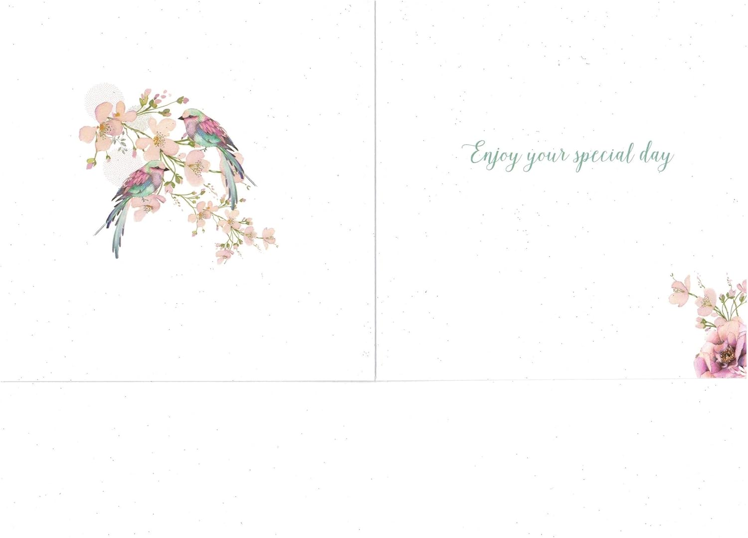 Nigel Quiney Birthday Card for Her, Elegant Floral Bird Design, Happy Birthday Card for Mum Sister, Daughter - Image 3