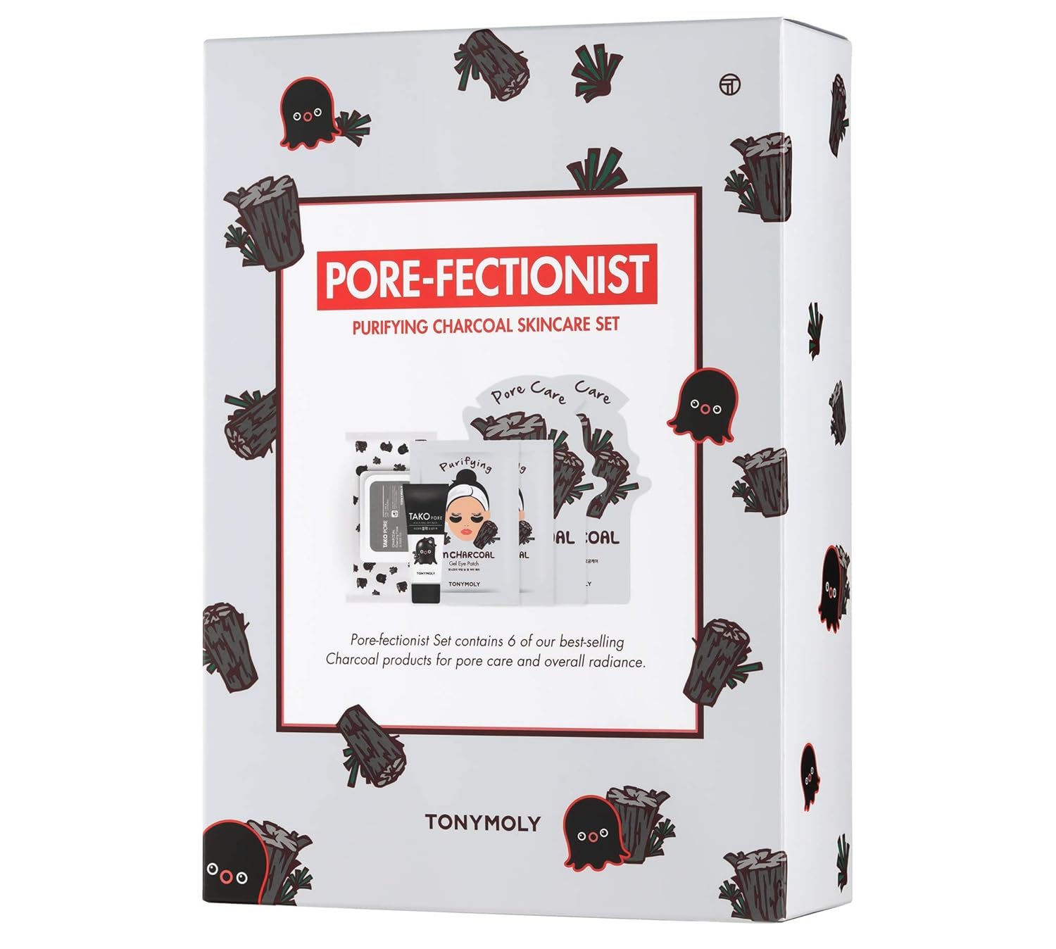 TONYMOLY Pore-fectionist Charcoal Set, 7.2 Oz.