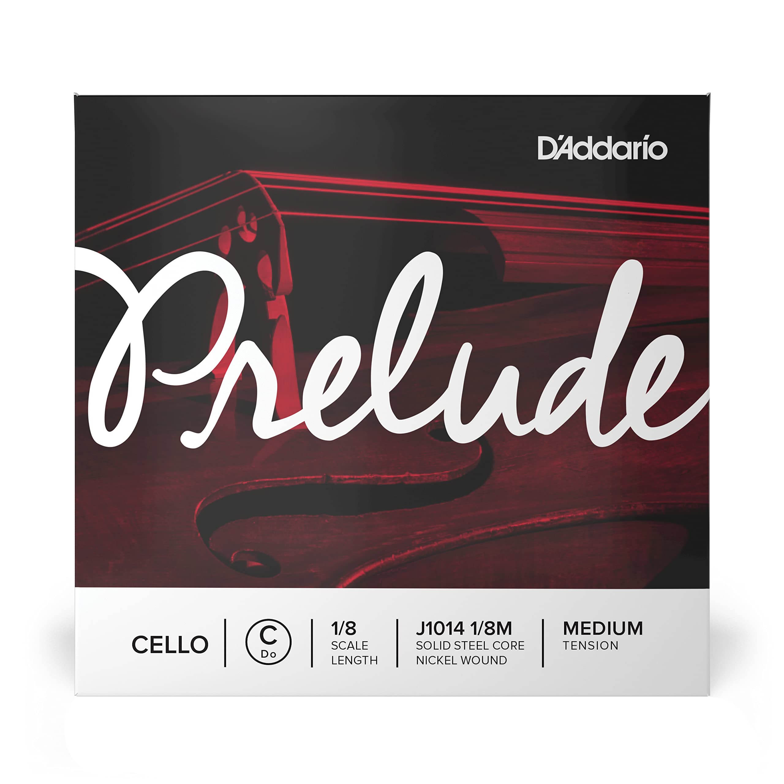 D'Addario Prelude 1/8 Scale Medium Tension Single C String for Cello