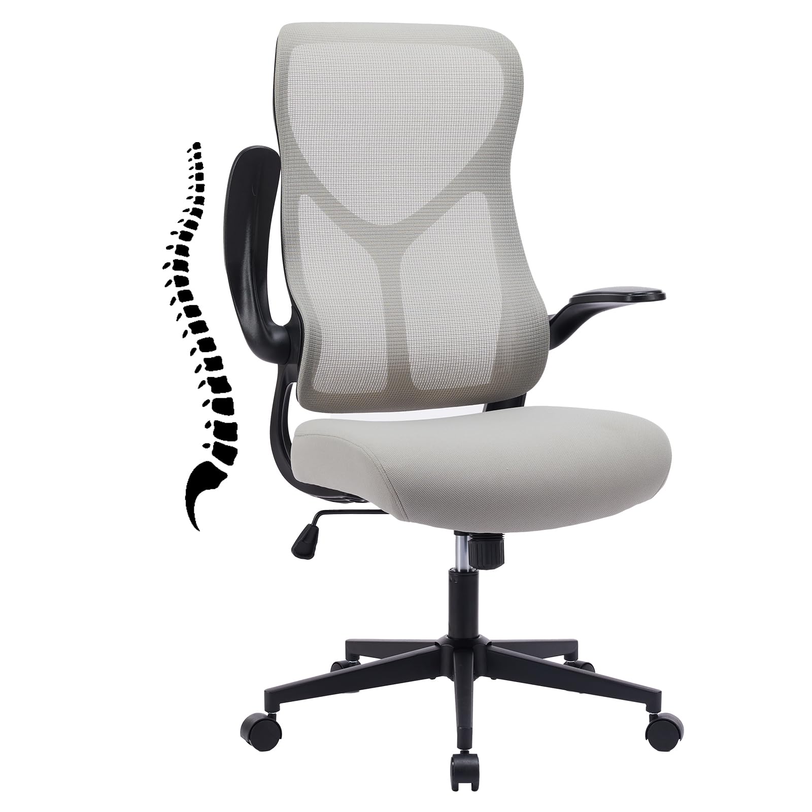 Sweetcrispy Ergonomic Office Desk Computer
