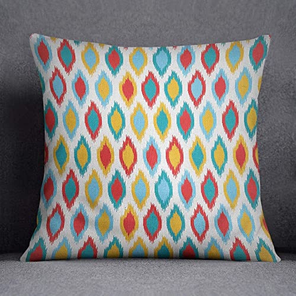 Bonamaison Decorative Cushion Cover, Cotton Polyester, Multicolor, 45X45