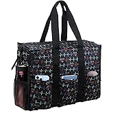 ABAMERICA Nurse Bags for Work Nursing Bag Multiple Pockets Waterproof Organizing Zip Top Clinical Bag for Nursing Students