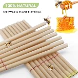 Aucenix Natural Beeswax Ear Candles 16 Pcs with 8 Protective Discs view 2