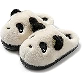 WYIKE Panda Plush Animal Slippers - Warm & Soft Women's Home Slippers for Indoor/Outdoor