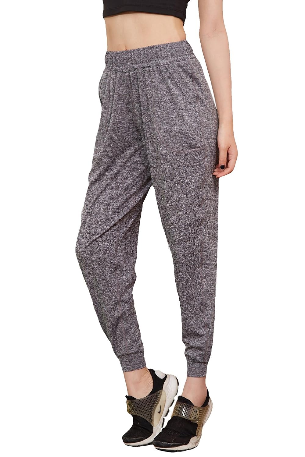 Jogginghose Damen High Waist - Bequeme Sweatpants Mit Taschen In S-6XL